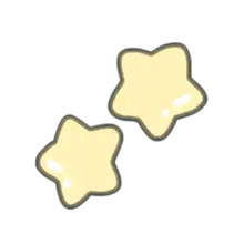 Star Earrings - simple - Lossless PNG