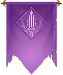 Purple Banner - flag - High Resolution PNG