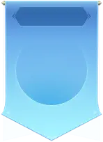 Blue Shield Badge - symbol - Transparent Background PNG