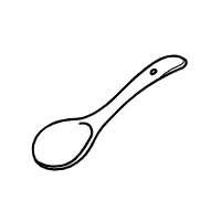 Spoon - white - High Resolution PNG
