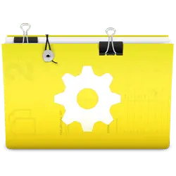 Settings Folder - Transparent Layer PNG