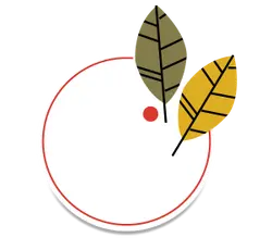Apple - leaves - yellow - No Background PNG