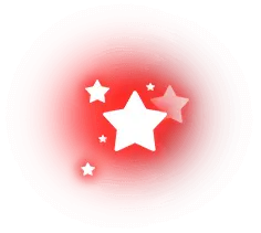Star Pattern - red - glowing - PNG