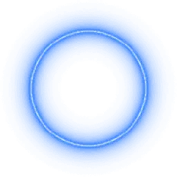 Blue Halo - outline - Transparent Layer PNG