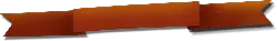 Orange Ribbon - decorative - High Resolution PNG