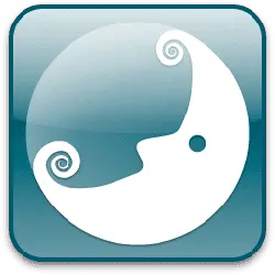 Moon - logo - Transparent Background PNG