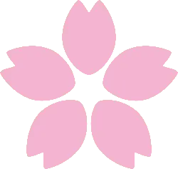 Pink Flower - simple - PNG