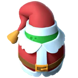 Santa Claus - red - green - PNG