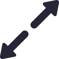 Bi-directional Arrow - Designer's Pick PNG