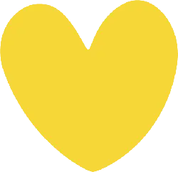 Yellow Heart - symbol - Free Download PNG
