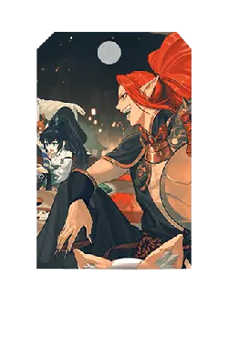 Red-haired Warrior - rpg - PNG