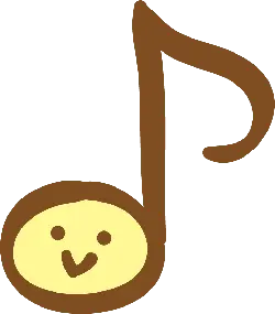 Smiling Note - music - PNG Images