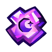 Purple Moon Logo - graphic design - Transparent Background PNG