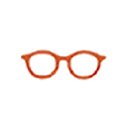Red Glasses - simple - No Watermark PNG