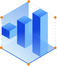 Blue Cubes Combination - three-dimensional graphics - High Resolution PNG