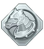 Silver Horse Head Badge - logo - No Background PNG