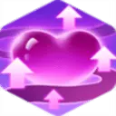 Heart Crystal - heart shape - No Background PNG