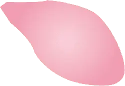 Pink Irregular Shape - gradient - No Background PNG
