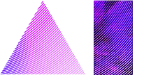 Colorful Striped Triangle and Rectangle - stripes - Free PNG