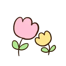 Two Flowers - Free for Commercial Use PNG
