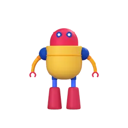 Colorful Robot - PNG Images