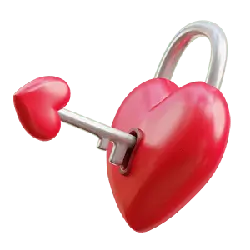 Heart Lock and Key - Popular Download PNG