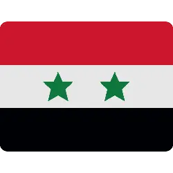 Flag of Syria - green star - Transparent Layer PNG