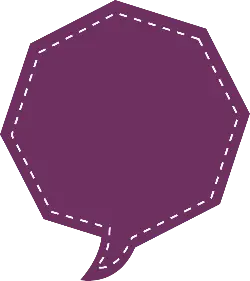 Purple Speech Bubble - graphic design - Free PNG