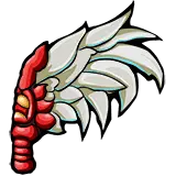 Mechanical Wings - white - PNG Images