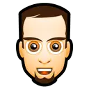 Cartoon Character with Glasses - smile - Designer's Pick PNG