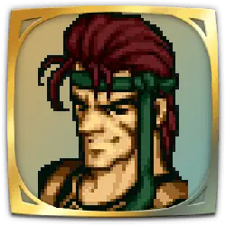Red-haired Character - pixel art - Transparent Background PNG