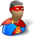 Superhero - red - Transparent Layer PNG