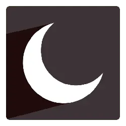 Crescent Moon - logo - moon - No Watermark PNG