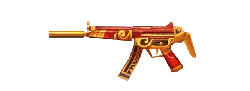 Gold MP9 - weapon - Free Download PNG