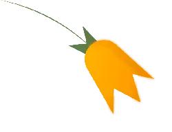 Yellow Flower - simple - flower - High Resolution PNG