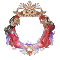 Wreath - gold - Transparent Layer PNG