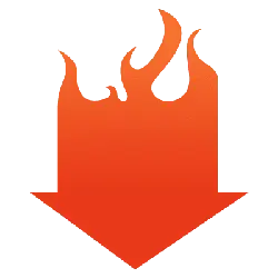 Flame Arrow - graphic - No Watermark PNG