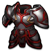 Red Mechanical Warrior - future - Transparent Background PNG