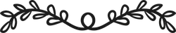 Olive Branch Wreath - line art - Free PNG