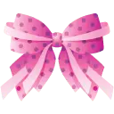 Pink Bow - gift - hair accessory - Free Download PNG