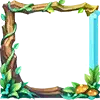 Floral Border - natural - Free PNG