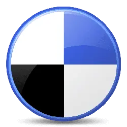 Four Color Circle - white - No Background PNG