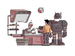 Robot Store - interaction - PNG Images