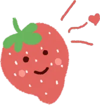 Strawberry - cute - Designer Recommended PNG