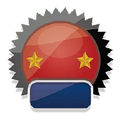 Red Badge - Transparent Background PNG