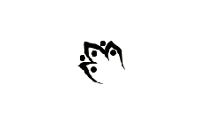Abstract Line Art on Black Background - geometric - Trending PNG