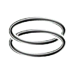 Double Ring Logo - minimalist - High Resolution PNG
