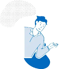 Blue Cartoon Character - simple - Free Download PNG