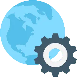 Earth Gear - globe - High Resolution PNG