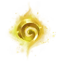 Golden Spiral Flame - mystical - No Watermark PNG